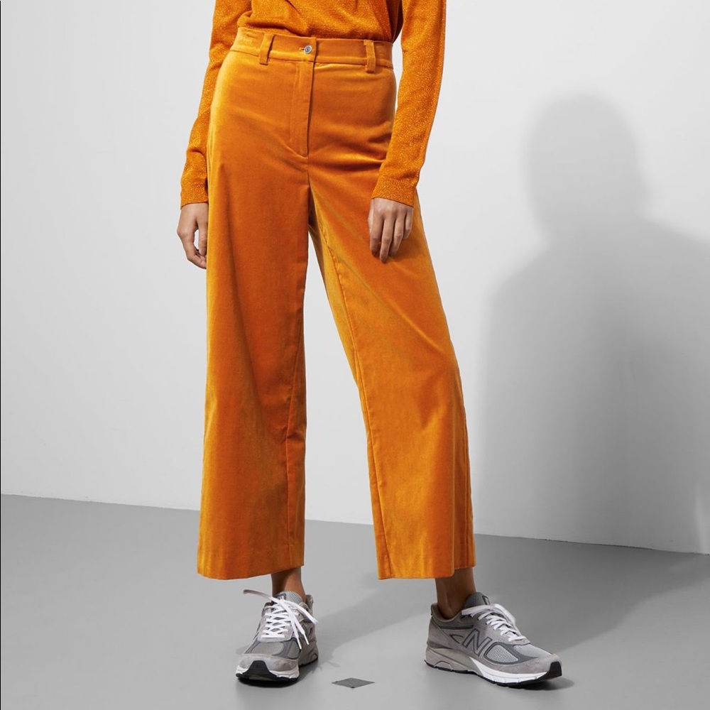 WEEKDAY Billie High Waisted Velvet Trouser